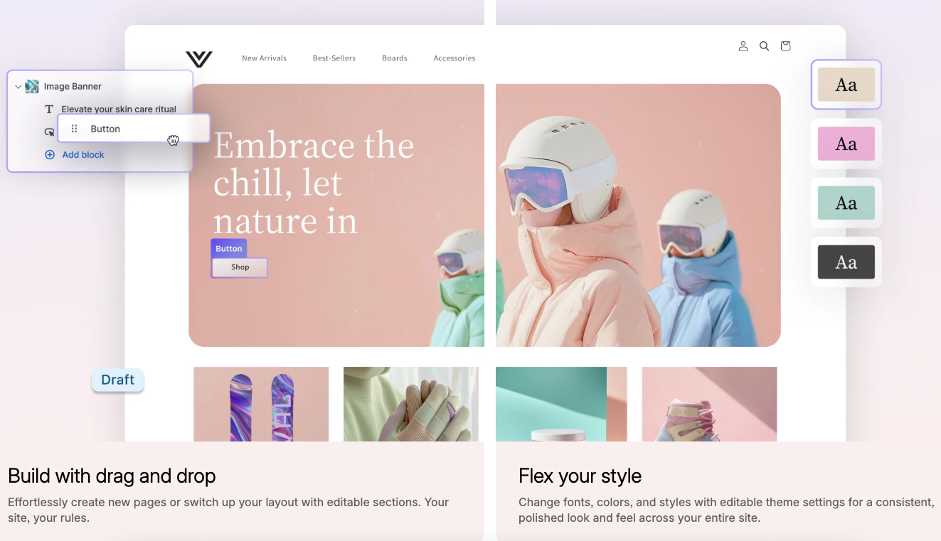 Shopify admin dashboard interface